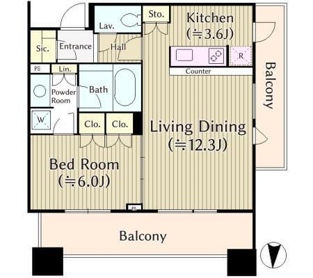 テラス渋谷美竹 1213