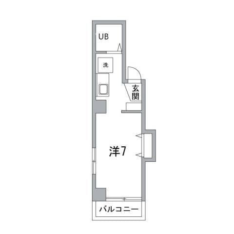 ウィング両国 702 間取り図