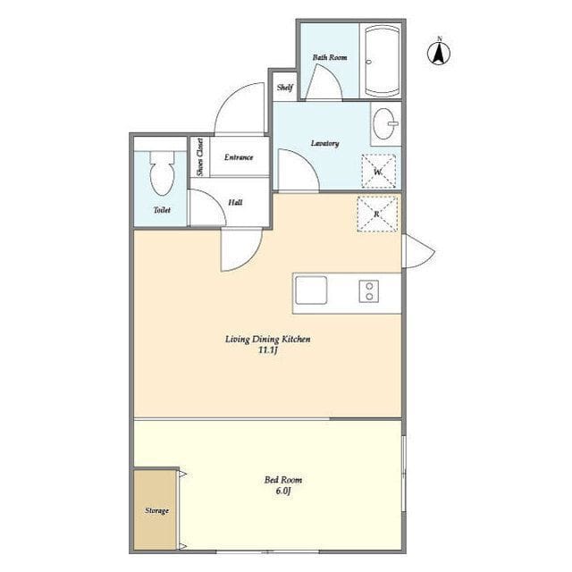 La Douceur杉並和田 301 間取り図