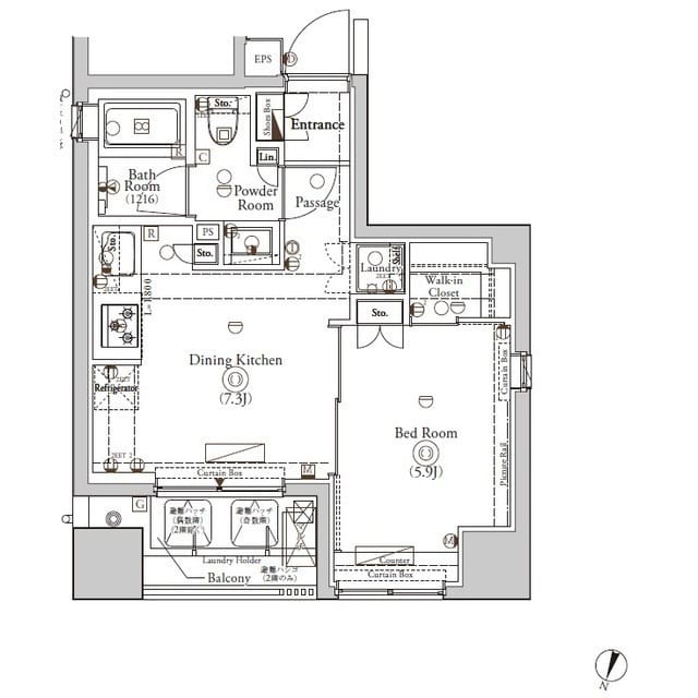 BPRレジデンス神田富山町 801