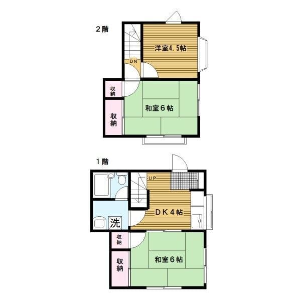 野本ハイツ 1 間取り図