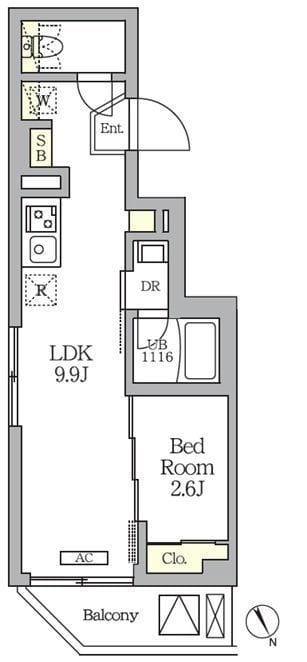 クラリティア馬込 307