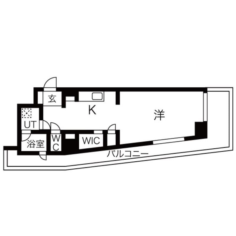 スペリオルクラブ 1304 間取り図