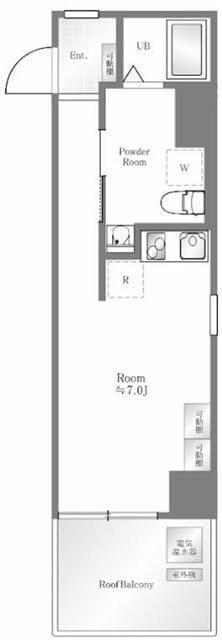 ラインビルド高円寺・林 608 間取り図