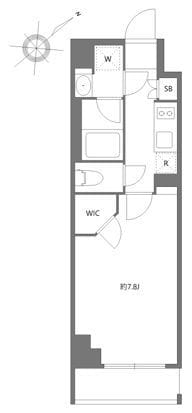 ケーディーエックスレジデンス豊洲 227 間取り図