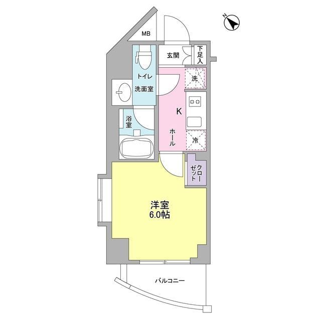 プラース千代田富士見 301 間取り図