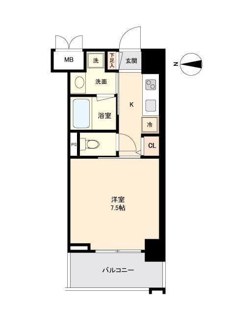 プライマル板橋本町 0209 間取り図