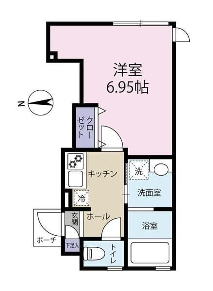 h base kamata 102 間取り図