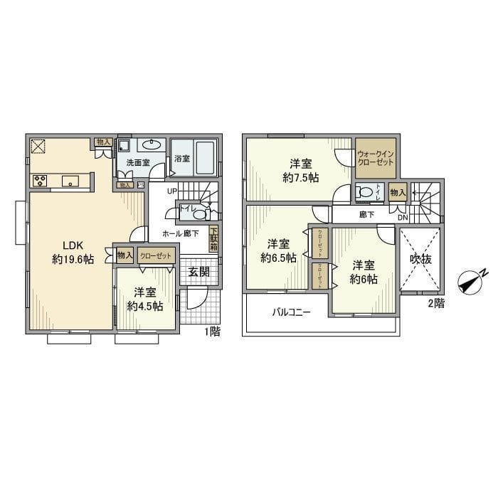 もえぎ野戸建 0 間取り図