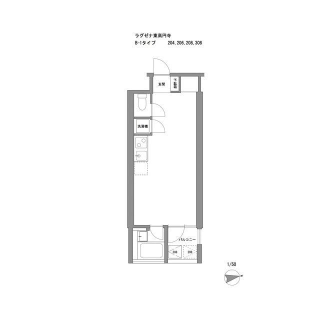 ラグゼナ東高円寺 206