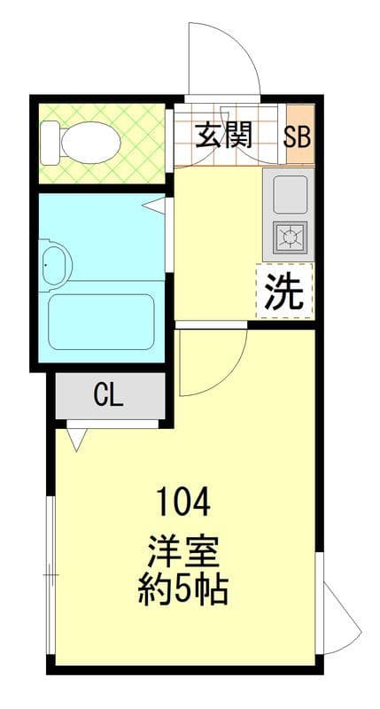 F-SQUARE 104 間取り図