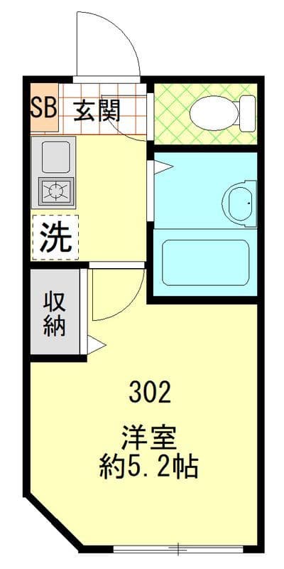 F-SQUARE 302 間取り図