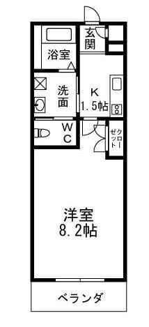 BOSCO荻窪 302 間取り図