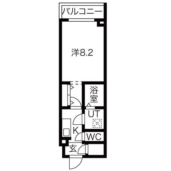 ルネサンスコート世田谷若林 309 間取り図