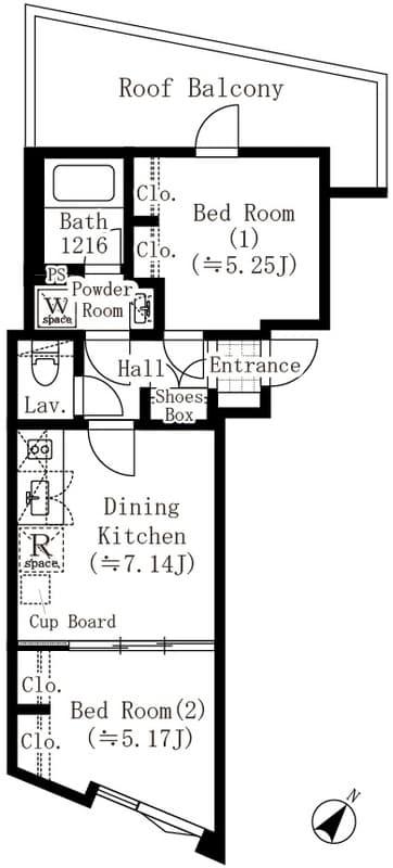 EDIT西池袋 501 間取り図