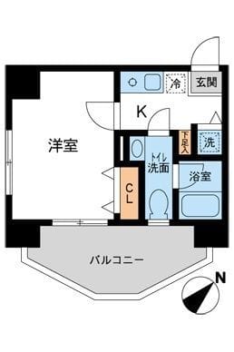 HF上石神井レジデンス 0502 間取り図
