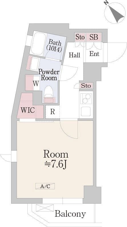アーバンプレミア池尻大橋 401 間取り図