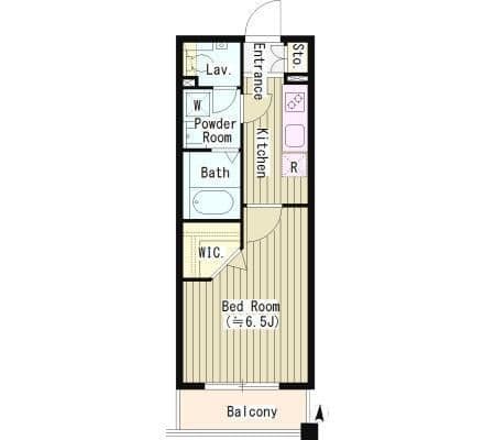 フォレスト東高円寺 403 間取り図