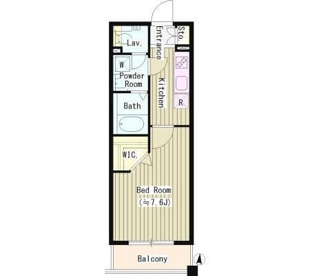 フォレスト東高円寺 405 間取り図