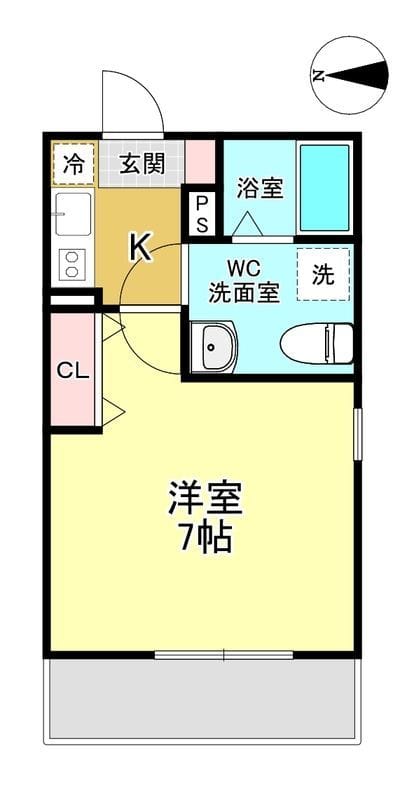アーバンステージ清澄白河Ⅲ 402 間取り図