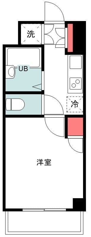 パークウェル荻窪 402 間取り図