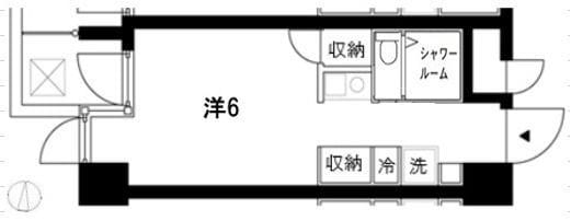 アーツ白河 1205 間取り図