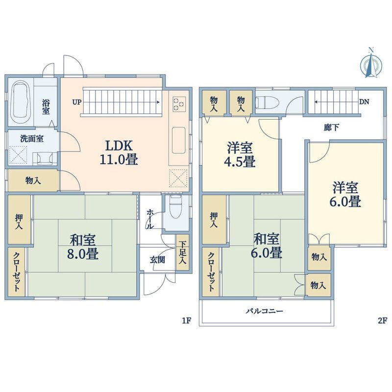 永福3丁目戸建 22万円/なし/入力なし 間取り図