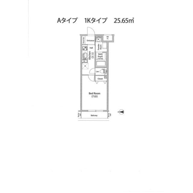 LIBR GRANT 世田谷弦巻 205 間取り図
