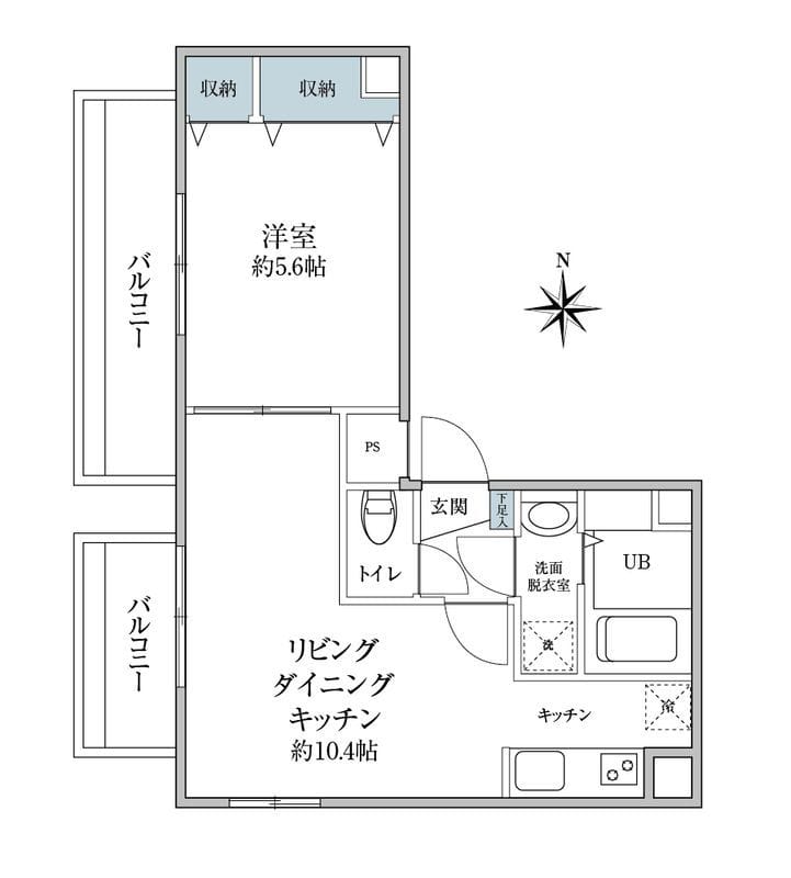 Dreamia上野御徒町 901 間取り図