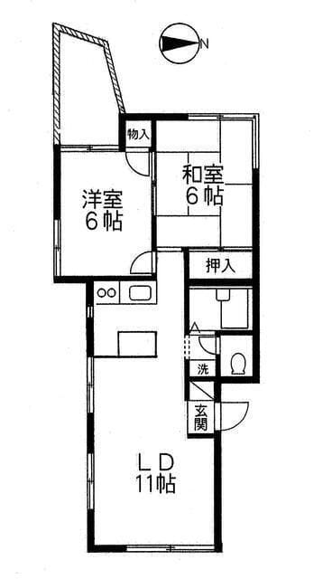 アミカブルメグロ 102 間取り図