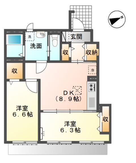 オリオン 106 間取り図