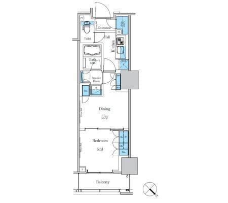 パークアクシス滝野川ラ ブリーズ 1116