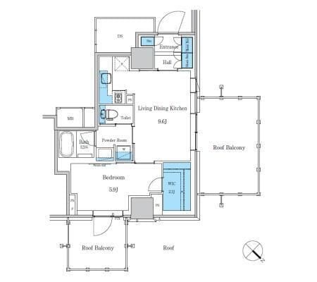パークアクシス滝野川ラ ブリーズ 1607