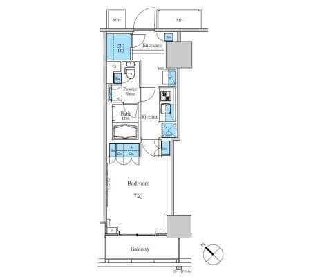 パークアクシス滝野川ラ ブリーズ 208