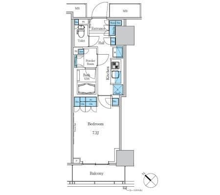 パークアクシス滝野川ラ ブリーズ 806