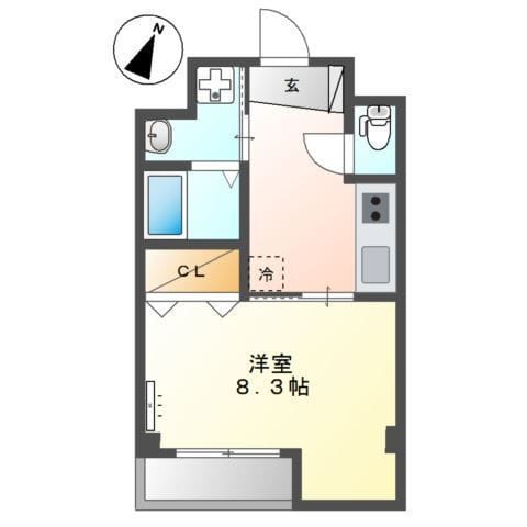 リベル横浜 202 間取り図
