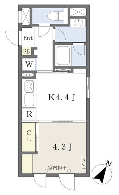 デュオメゾン赤羽 102 間取り図