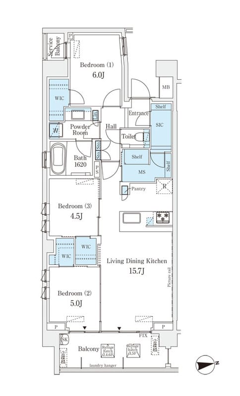 ライトテラス世田谷砧 204