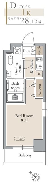 グランカーサ東中野 0601