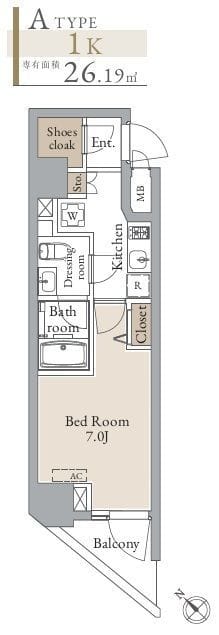 グランカーサ東中野 0803