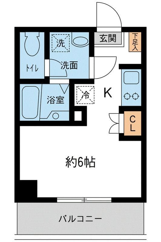 ラクラス池袋 0702 間取り図
