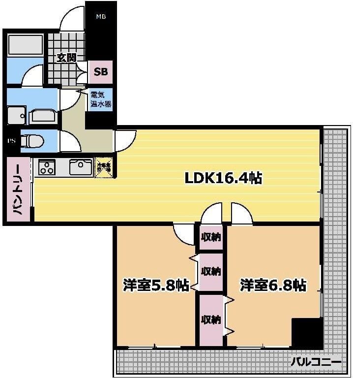 ライオンズマンション日本橋 315 間取り図