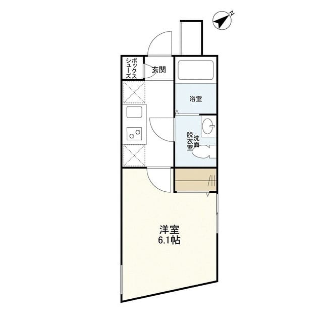 ウェルスクエアイズム渋谷本町 306 間取り図