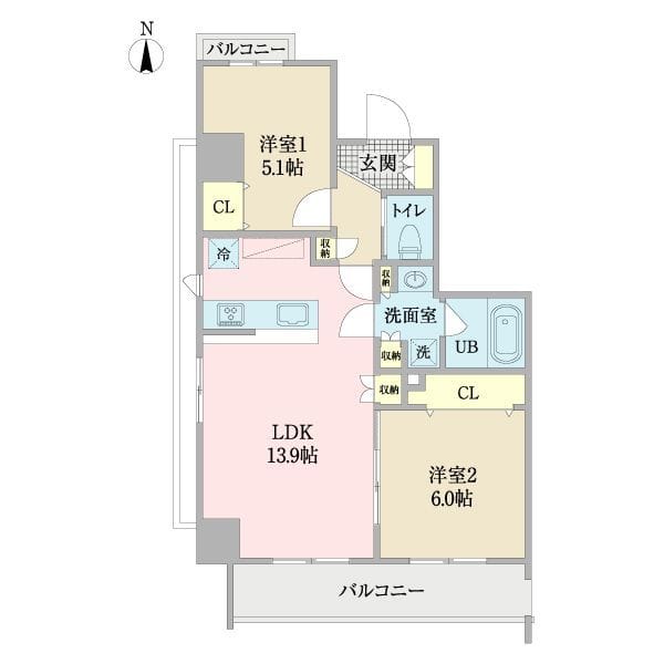 シュトラール 0201 間取り図