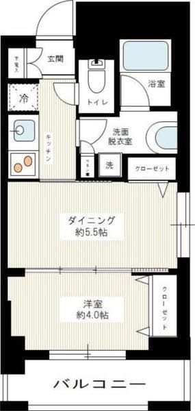 日神デュオステージ浅草橋 402 間取り図