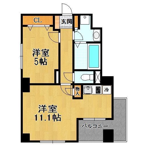 日神デュオステージ浅草橋 903 間取り図