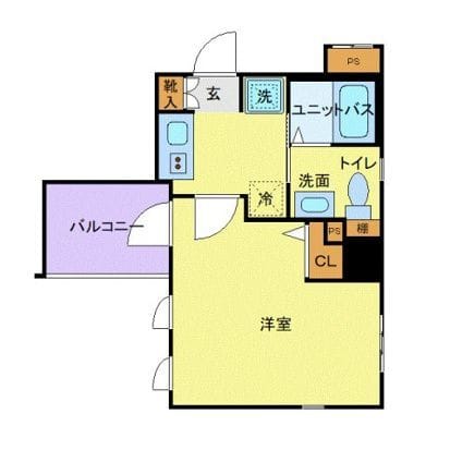 スカイコート神田第2 604 間取り図