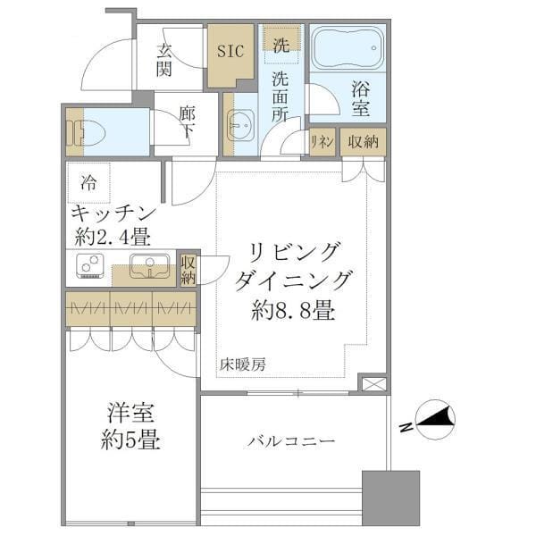 白金ザ・スカイ西棟 W623