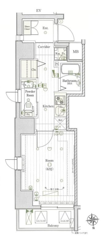 メイクスデザイン神楽坂 202