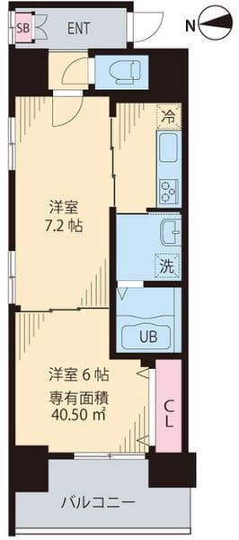 ステラ北進 0801 間取り図